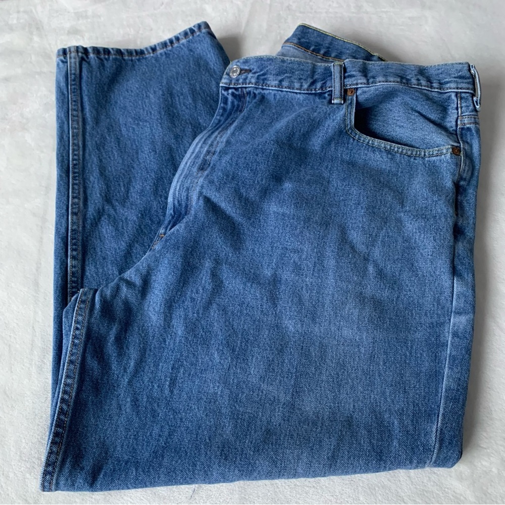 Levis 560 Jeans Mens 48 x 30 Comfort Fit Loose Rigid Cotton Denim